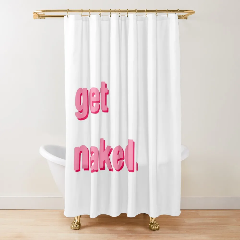 

Get Naked - Pink Shower Curtain Shower Set Shower For Bathroom For The Bathroom Waterproof And Anti-Mold Curtain