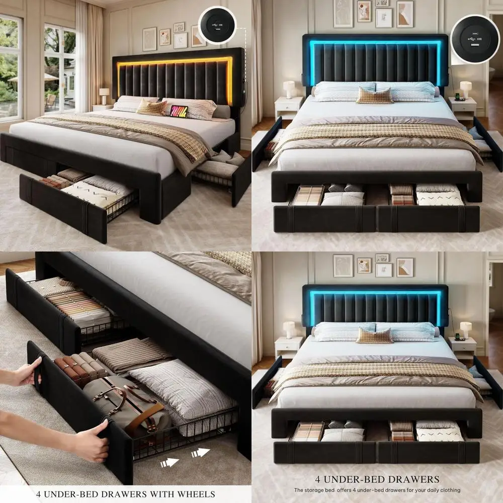 Queen Size Bed E Wi…