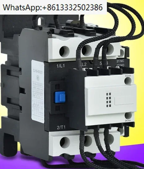 

Контактор переключающего конденсатора CJ19-63/21 Контактор переменного тока 220 В 380 В