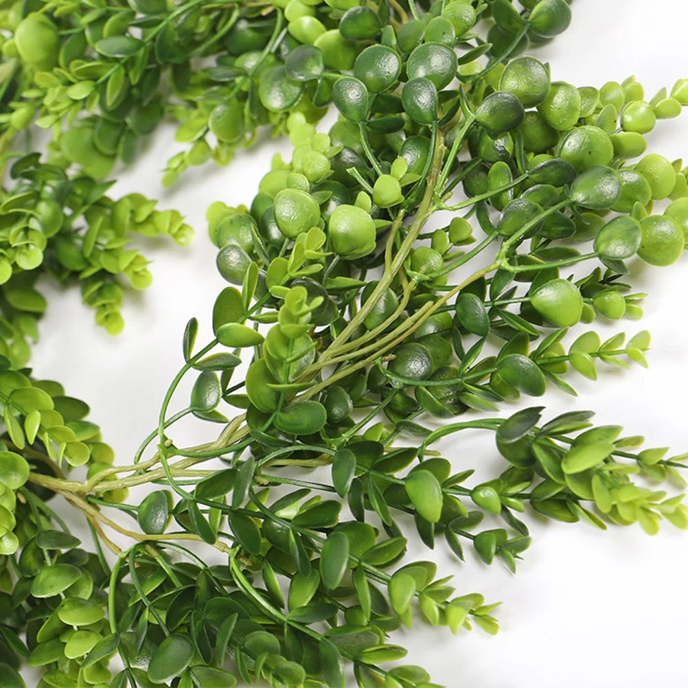 

Stunning Lifelike Fake Eucalyptus Hanging Vines Greenery Leaf Ornament Artificial Plant For Indoor Outdoor Home Wedding