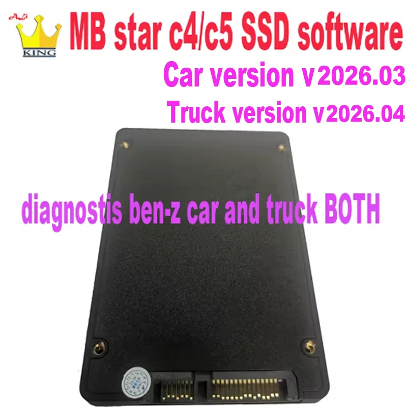 03/2026 Benz Auto-LKW-Software SSD Win10 Xen-try für MB STAR C4 C5 SD Connect C4 Star Multiplexer OBD Compact 4 Diagnosegerät