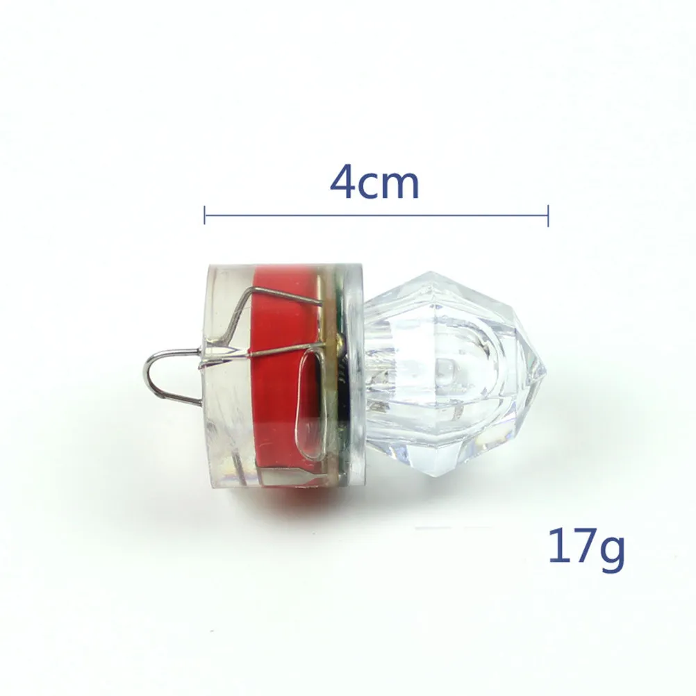 5Pcs Fish Attracting LED Fishing Lamp Underwater Night Light for Squid Deep Drop Fishing 1000M Depth Energy Efficient Bright
