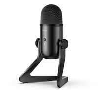 FIFINE USB Microphone for Recording/Streaming/Gaming,professional microphone for PC,Mic Headphone Output&Volume Control-K678