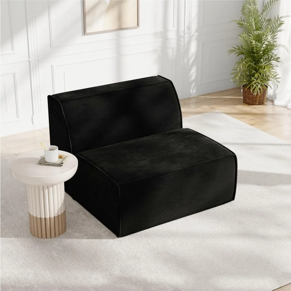 كرسي أريكة فردي من كوزي كاسل، كرسي بين باج للبالغين، صالة مريحة كبيرة الحجم بدون ذراع، أريكة بدون عظم، أريكة أرضية كسولة، Ch #3