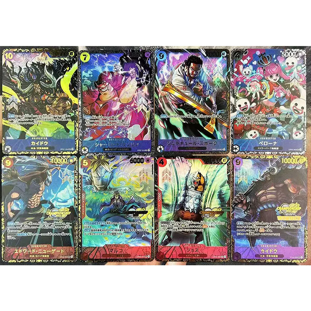 Anime One Piece DIY ACG Nico Robin Boa Vivi Hancock Luffy Boy Games Toys Battle Collectible Cards Birthday Gifts Board Game