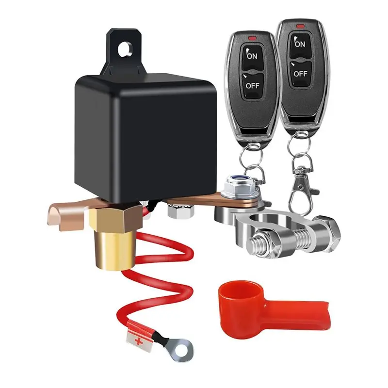 

ABRE- Remote Battery Disconnect Switch 12V, 250A, Disconnect Negative For Car Switch To Prevent Battery Drain For Car