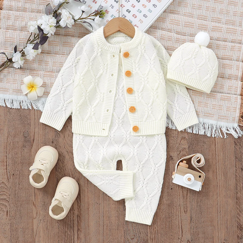 Suéter Tejido Sueter Para BebÃ© De A Meses Conjuntos De Ropa Para
