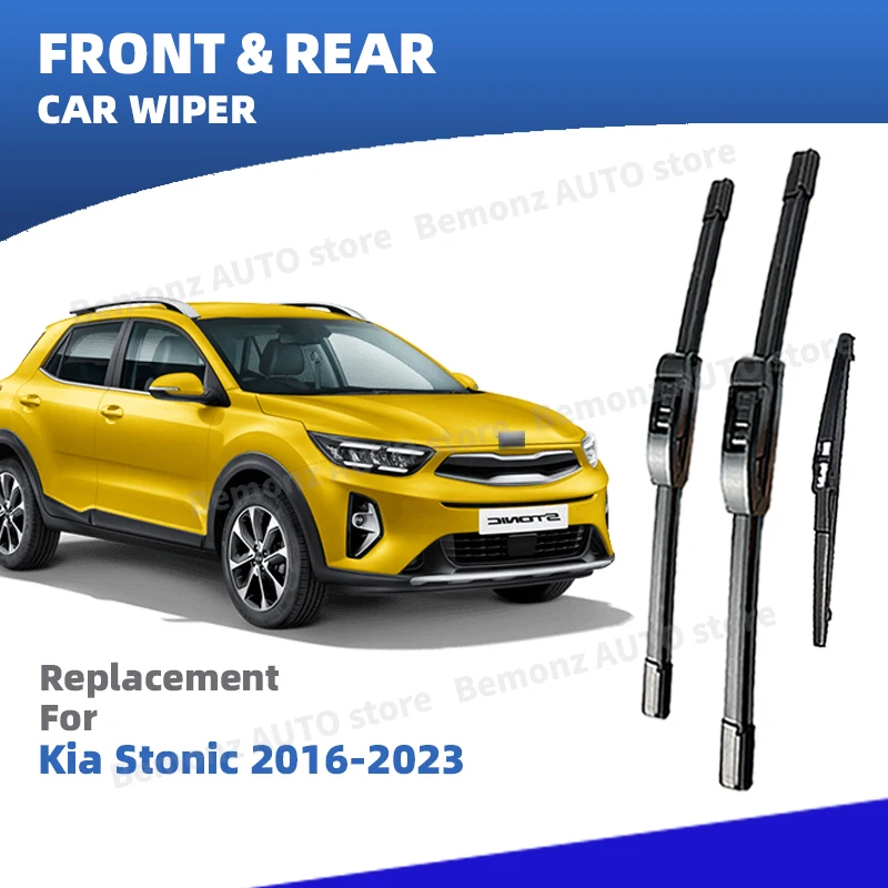 

Щетки стеклоочистителя с левым рулем для Kia Stonic YB CUV 2016-2023 3 аксессуара для ветрового стекла 2017 2018 2019 2020 2021 2022