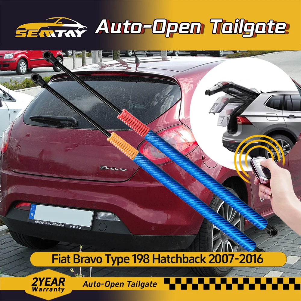 SEMTAY Automatic Lifting Trunk Struts with Spring for Fiat Bravo Type 198 Hatchback 2007-2016 Rear Tailgate Boot Lift Supports