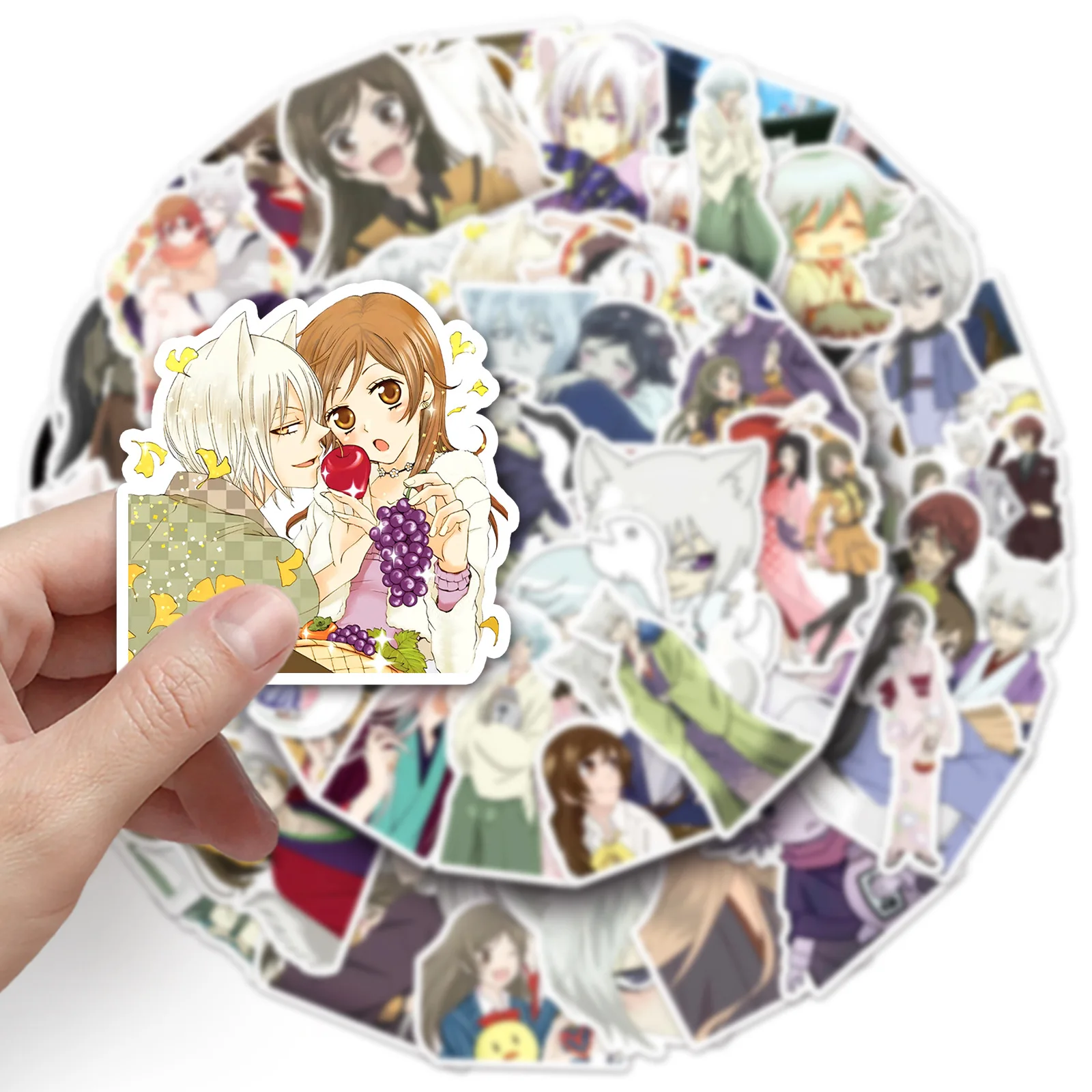 50 pz Set Anime Kamisama Love Series Momozono Nanami Tomoe Mi Zu Ki Figure Del Fumetto Fai Da Te Adesivi Decorazione Ventole Regalo Giocattolo