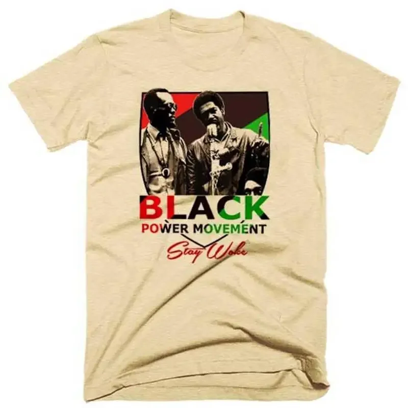 Black History Month T Shirt Marcus Garvey Malcolm X Stay Woke