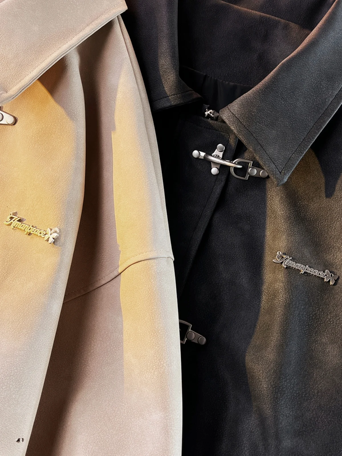 

Стильная мужская кожаная куртка в американском стиле для весны и осени, молодежная, с декоративной молнией, устойчивая к сминанию, с длинными рукавами