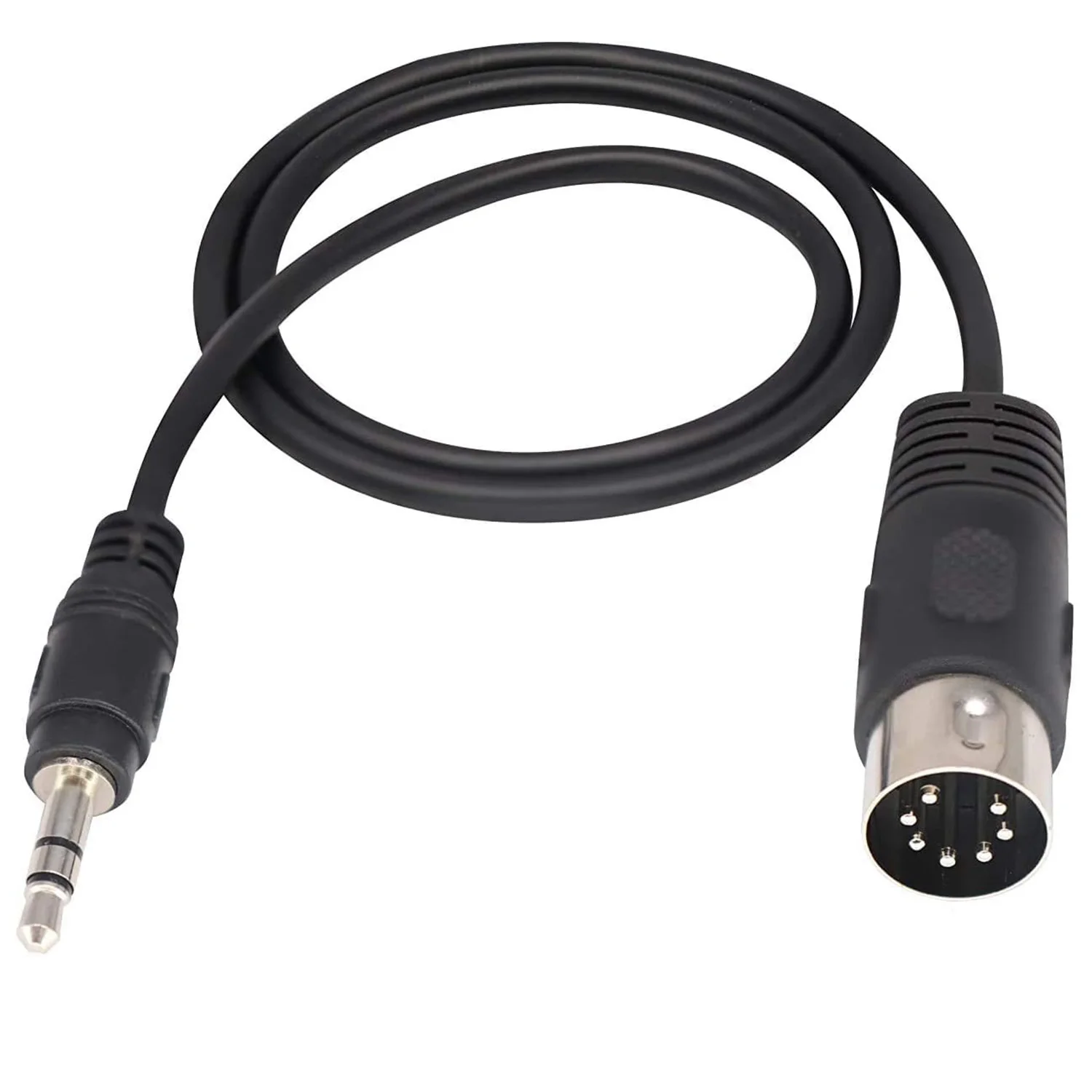 1pc DIN 7 Pin Din MIDI Male Plug To 3.5mm 1/8\