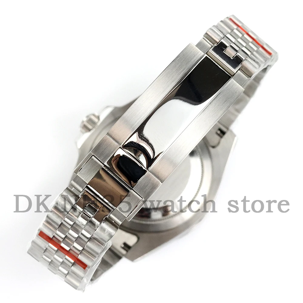 40mm NH35 Watch Case Stainless Steel Sapphire Glass For NH35 NH36 NH38 Movement 28.5mm Dial Jubilee Bracelet Submariner Case