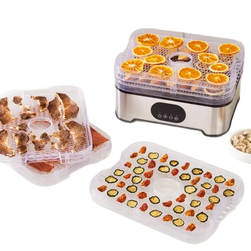 

Electric Food Dehydrator Machine 8-Trays Multi-Tier Eco-Friendly Drying Food Preserver for Household Use