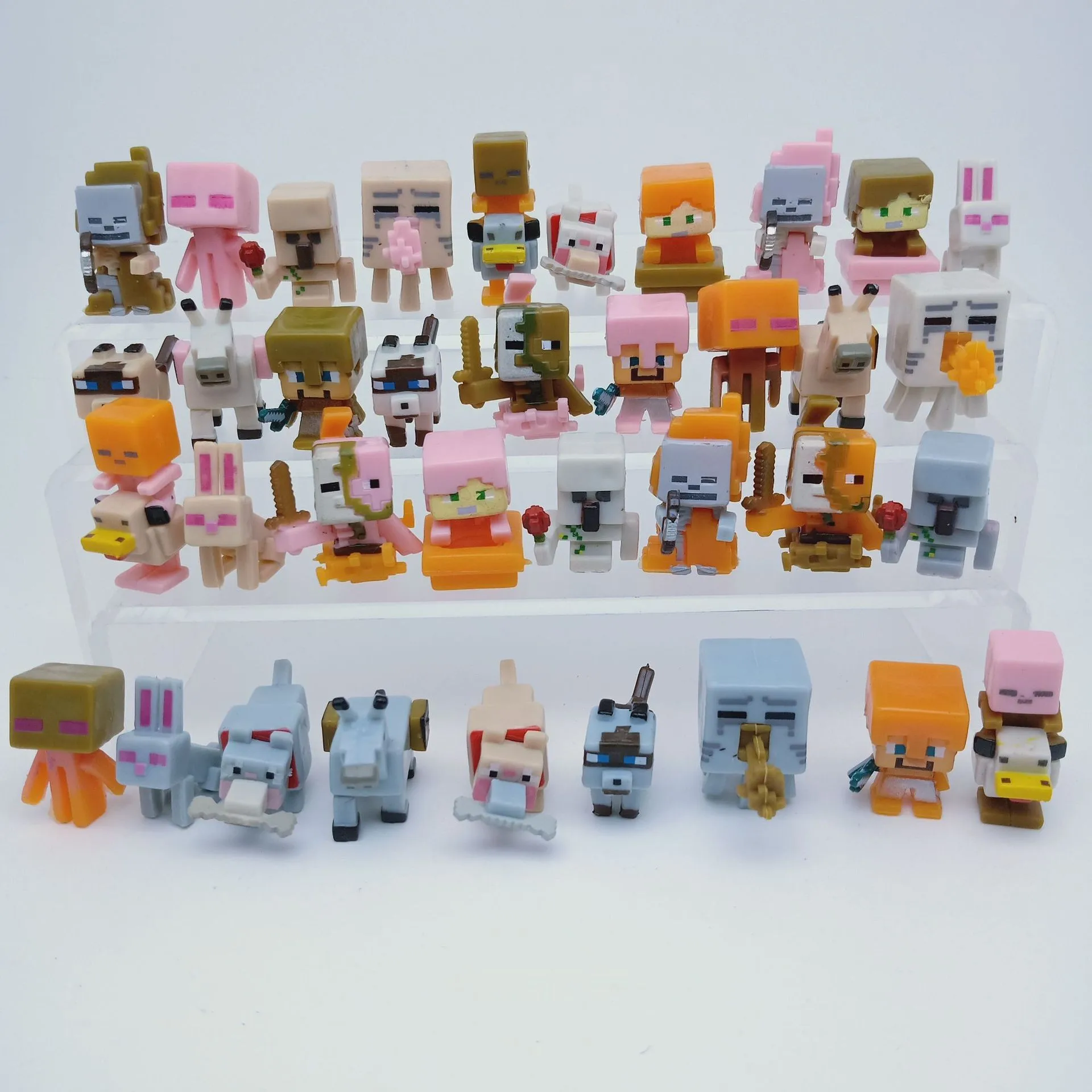 36 قطعة/المجموعة/المجموعة سلسلة 1 إلى 4 لعبة كلاسيكية عالمية صغيرة نماذج شخصيات محيطية حلي PVC ألعاب أطفال