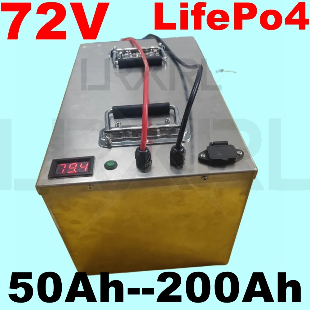 

72V 50Ah 60AH 80AH 100AH 120AH 150Ah 200AH LifePo4 Lithium Battery, Golf Cart, Electric Vehicle+Charger
