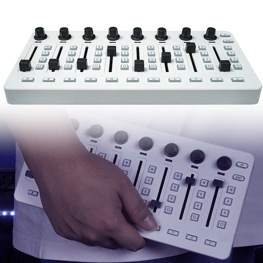 For M-VAVE Wireless MIDI Controller Mixing Console BT Connection USB Controller For Electroacoustic Instruments