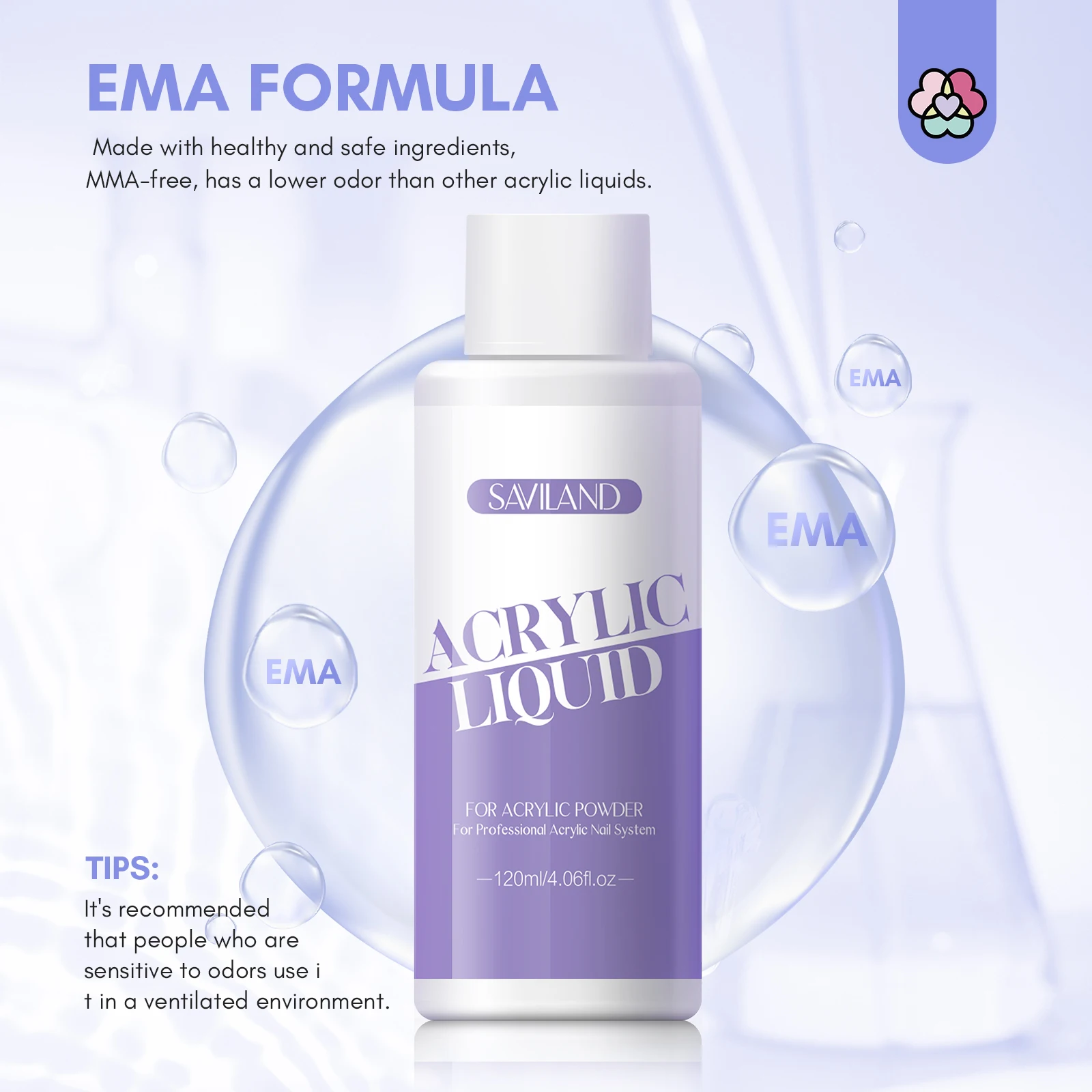 SAVILAND 4 オンス モノマー アクリル ネイル リキッド # アクリルパウダー塗布ネイルエクステンションサロン用アクリルネイルブラシキット12本