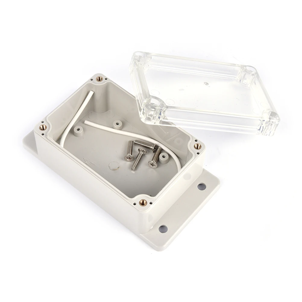 100x68x50mm Waterproof Plastic Transparent Cover Enclosure Electronic Instrument Housing Case Electrical Project Outdoor Boxes