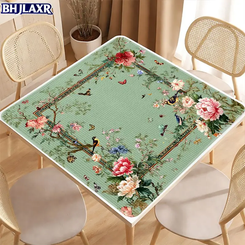 tapete-de-mesa-vikama-peony-butterfly-para-mahjong-tapete-de-jogo-redutor-de-ruido-decoracao-para-mesas-de-mahjong-e-poker