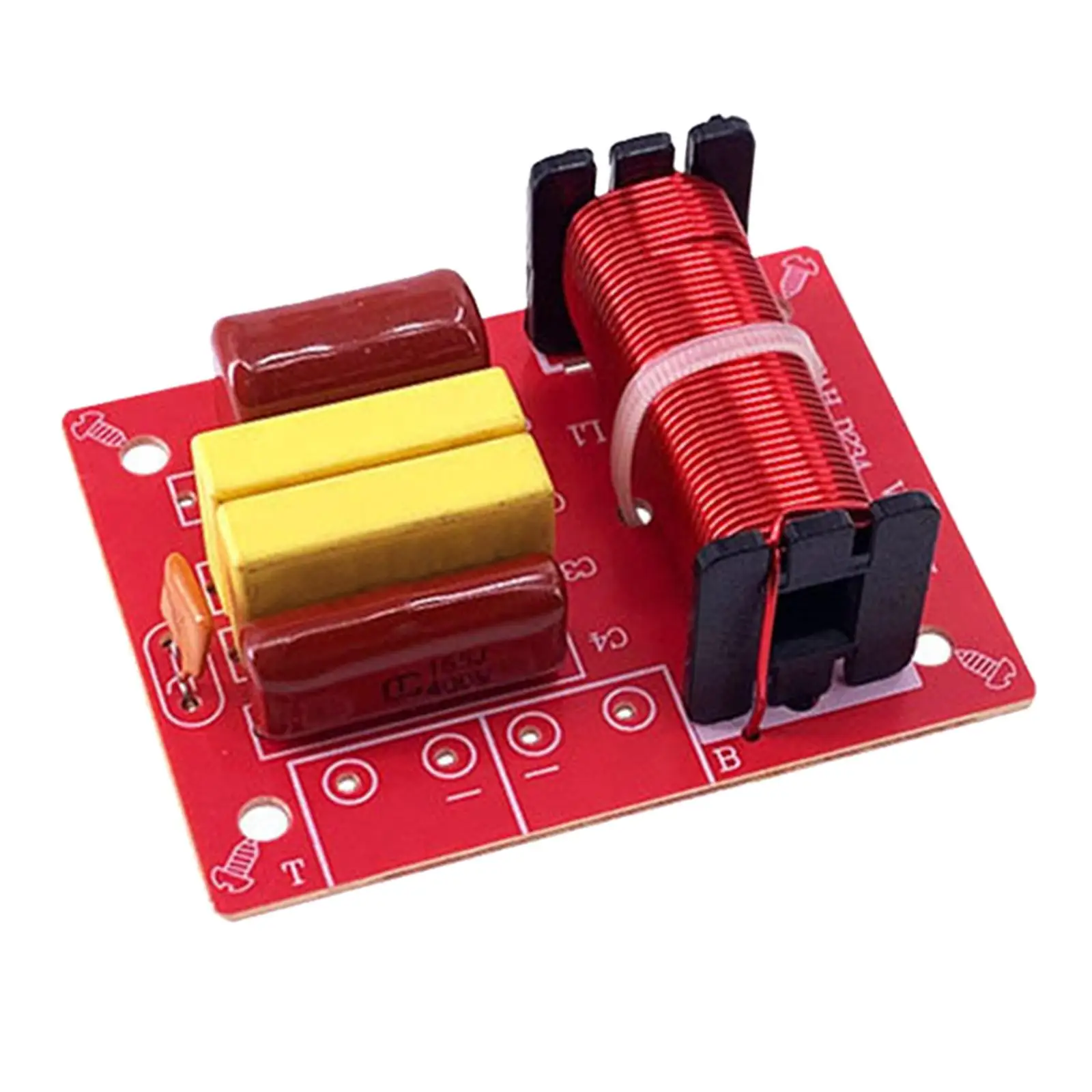 2 Way Frequency Divider Treble Bass HiFi Audio Audio Crossover for DIY KTV Stage Speaker