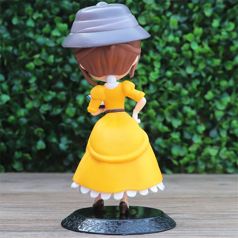 Q Posket Cute Big Eyes Rapunzel Jenny Mermaid Princess PVC Anime Dolls Collectible Version Model Toy Birthday Present view 5