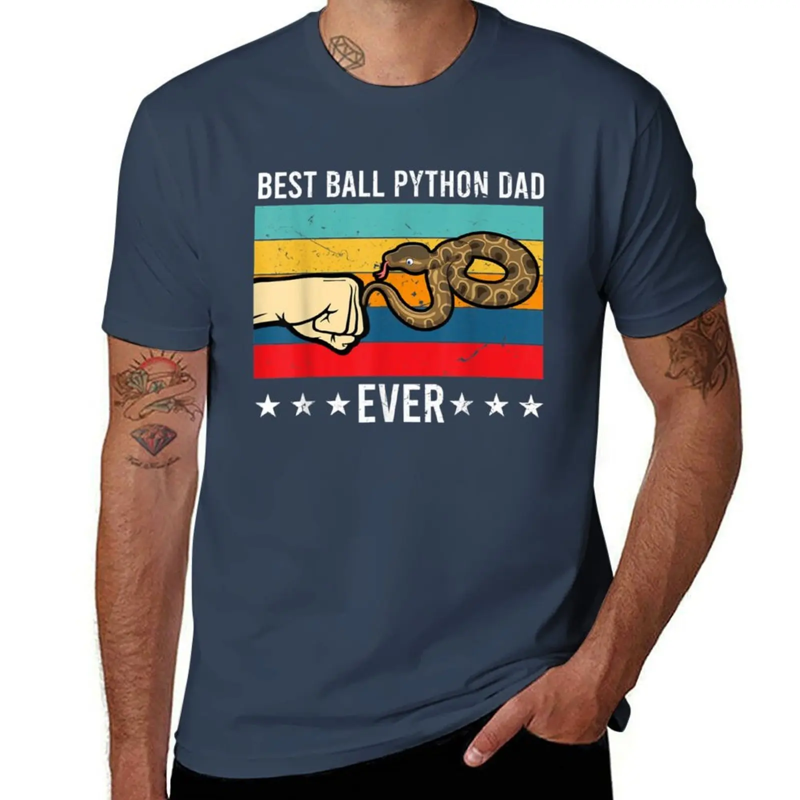 

Beest Dad Ball Python owner snake T-Shirt mens graphic t shirts cotton t shirt pack t shirts with prints T-Shirt