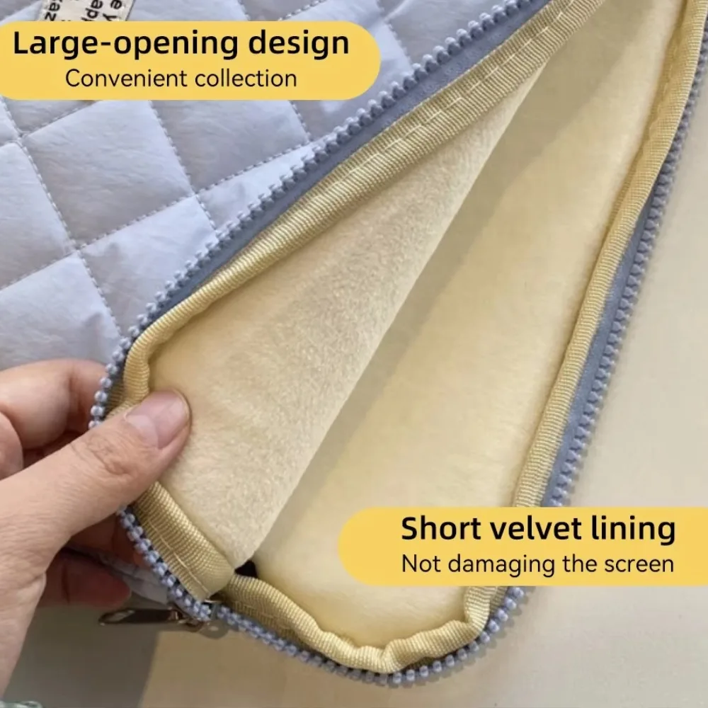 Neue Flauschige Laptop-Tasche mit Schleife 11/13/15 Zoll Stoßfeste Tablet-Hülle Bedruckte Computer-Schutztasche für iPad Tablet-Schutz – Detail 4