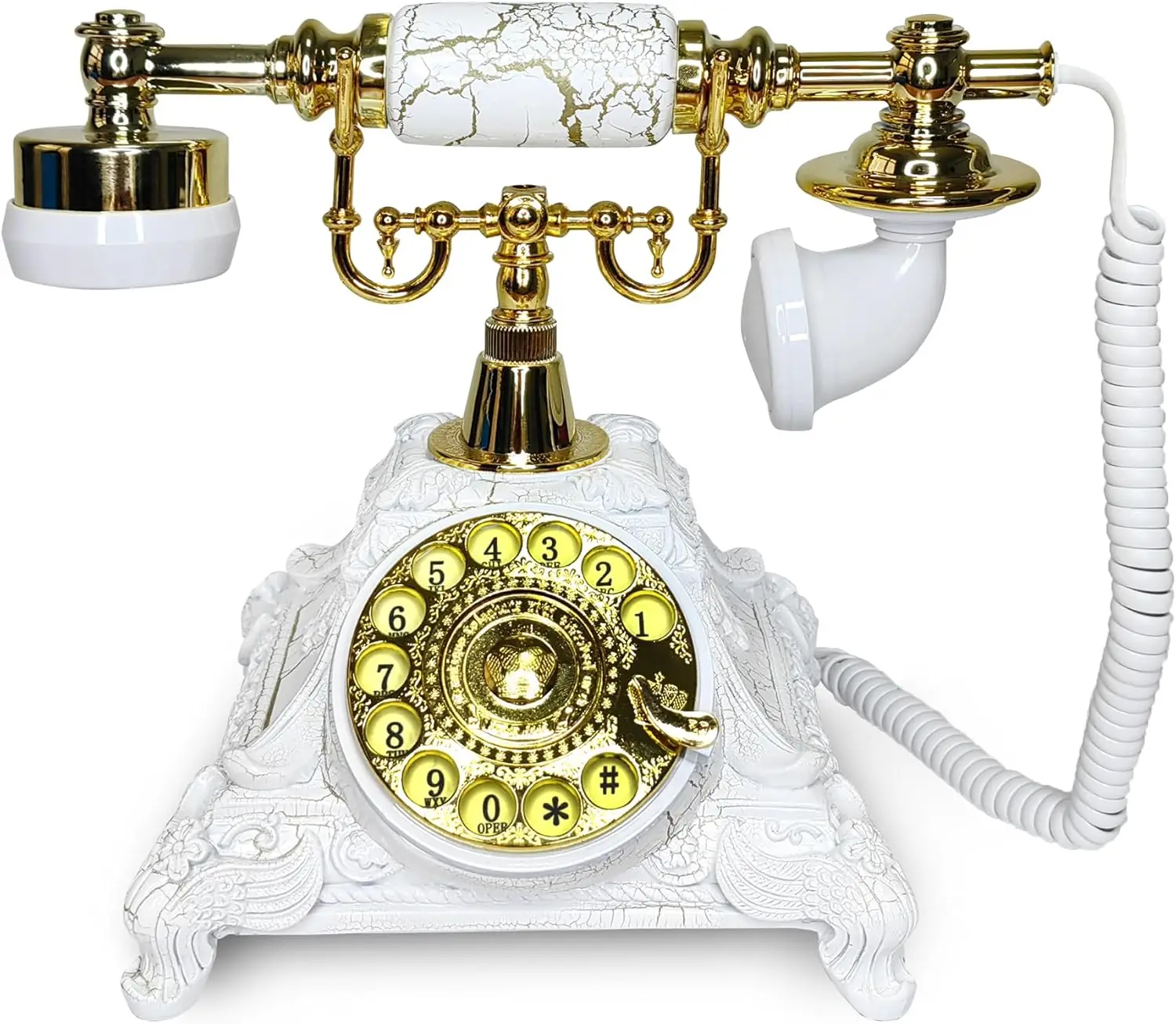 Hot Sale Antique European Vintage Corded Telephone for Home Office Study Hotel Vintage Corded Landline