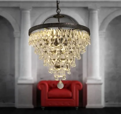 

Crystal chandelier designer American minimalist creative modern living room bedroom dining room chandelier