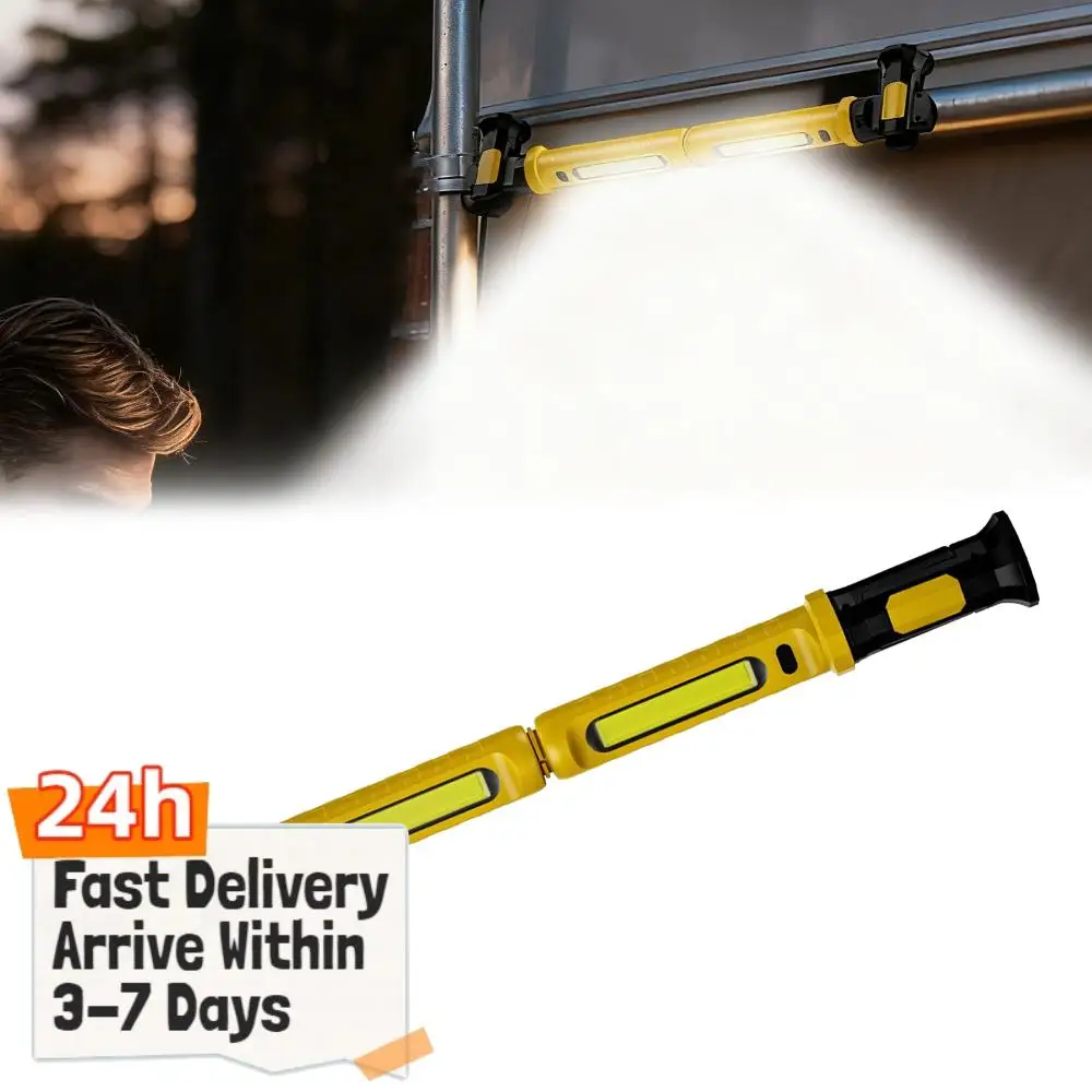 

Magnetic Work Light 4000mAh Rechargeable Underhood Work Light 2000LM with Hooks for Car Repairing/Garage/Workshop/Emergency