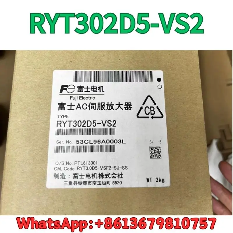 brand-new Servo driver RYT302D5-VS2 Fast Shipping