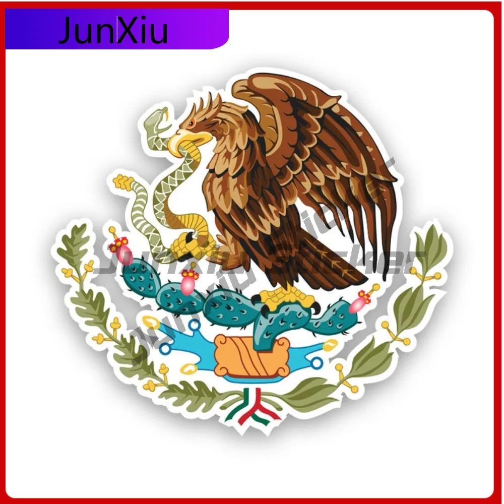 

Graphic Epic Mexican Coat Of Arms Sticker Uv Protected Decalsmexico Flag Mex Mx Coa Decal Sunproof Weather Resistant Works