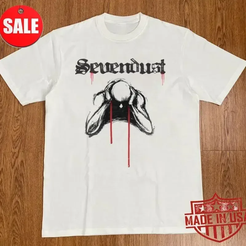 Camiseta de algodón Sevendust 7Dust Band, talla S 5XL