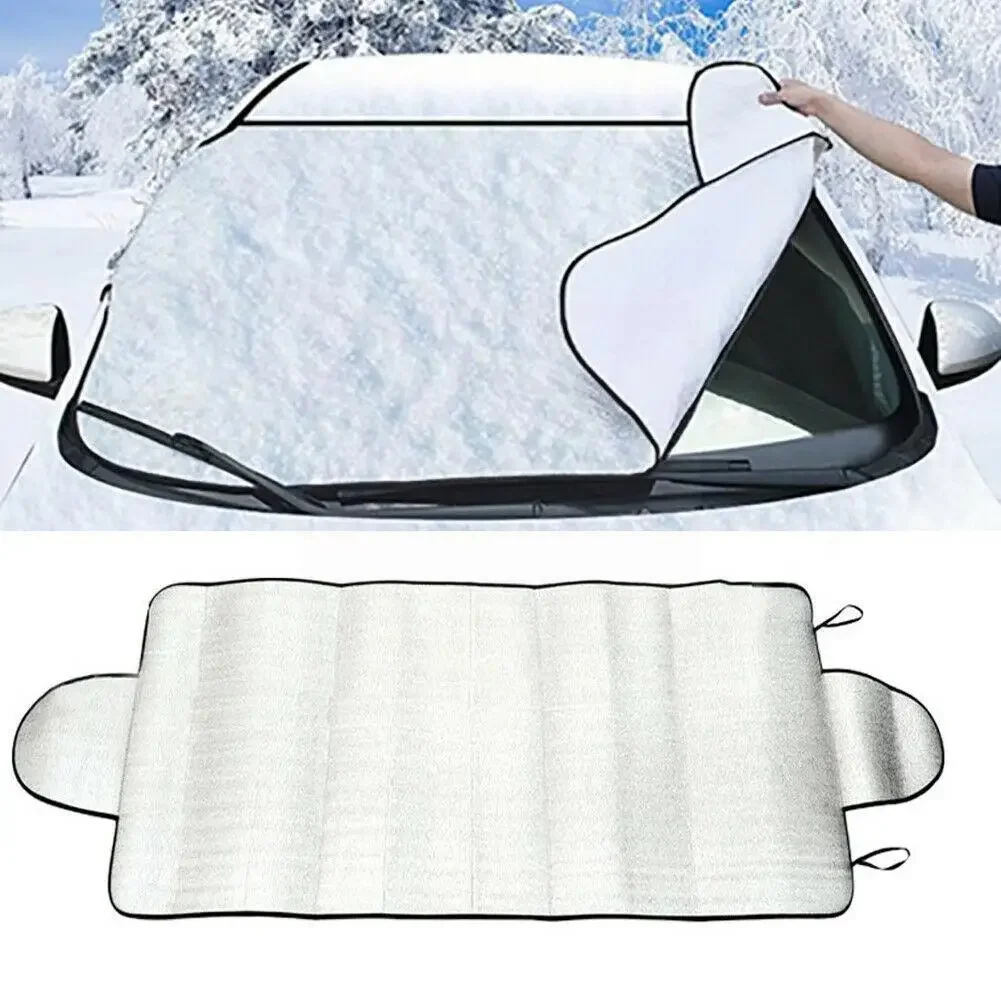 

Car Snow Ice Protector Window Windshield Sun Shade Front Rear Windshield Block Cover Visor Auto Exterior Accessories 200*70CM