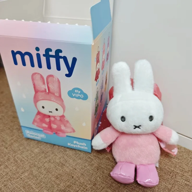 In Stock Raincoat Series Blind Box Macaron Waterproof Rain Poncho Doll Rose Gold Lobster Clasp Keychain Backpack Bag Ornament view 4