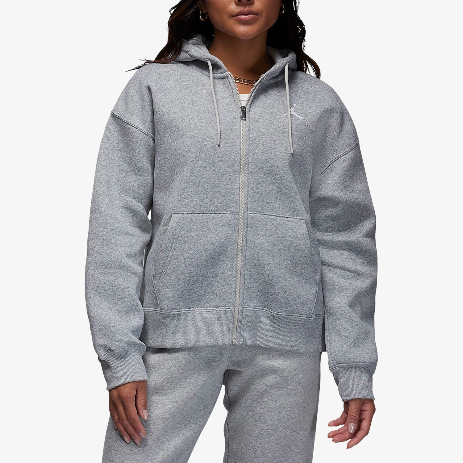 

Nike Genuine Product Jordan Women's Loose Knit Warm-up Jacket FD7866-063