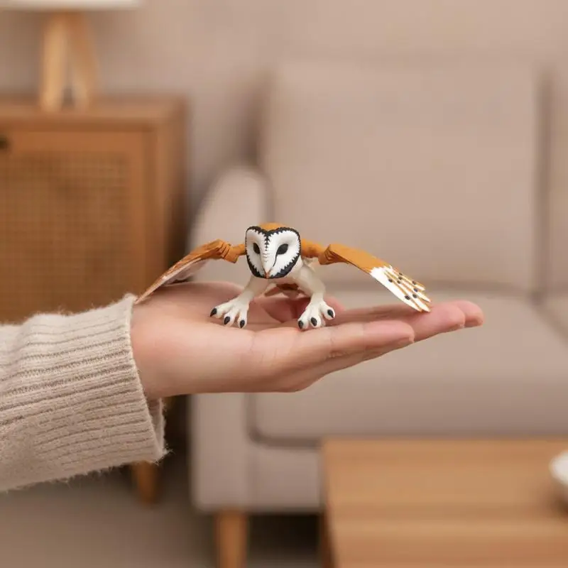 3D Printed Eagle Hawk Simulation Animal Model Figurine Bird Ornament DIY Gift Home Decoration