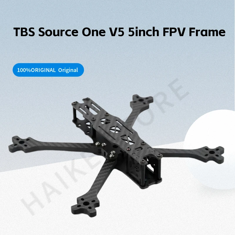 TBS SOURCE ONE V5 Wide-stance X Carbon Fiber 5inch FPV Frame Kits for FPV Freestyle 5 inch 7 inch Original