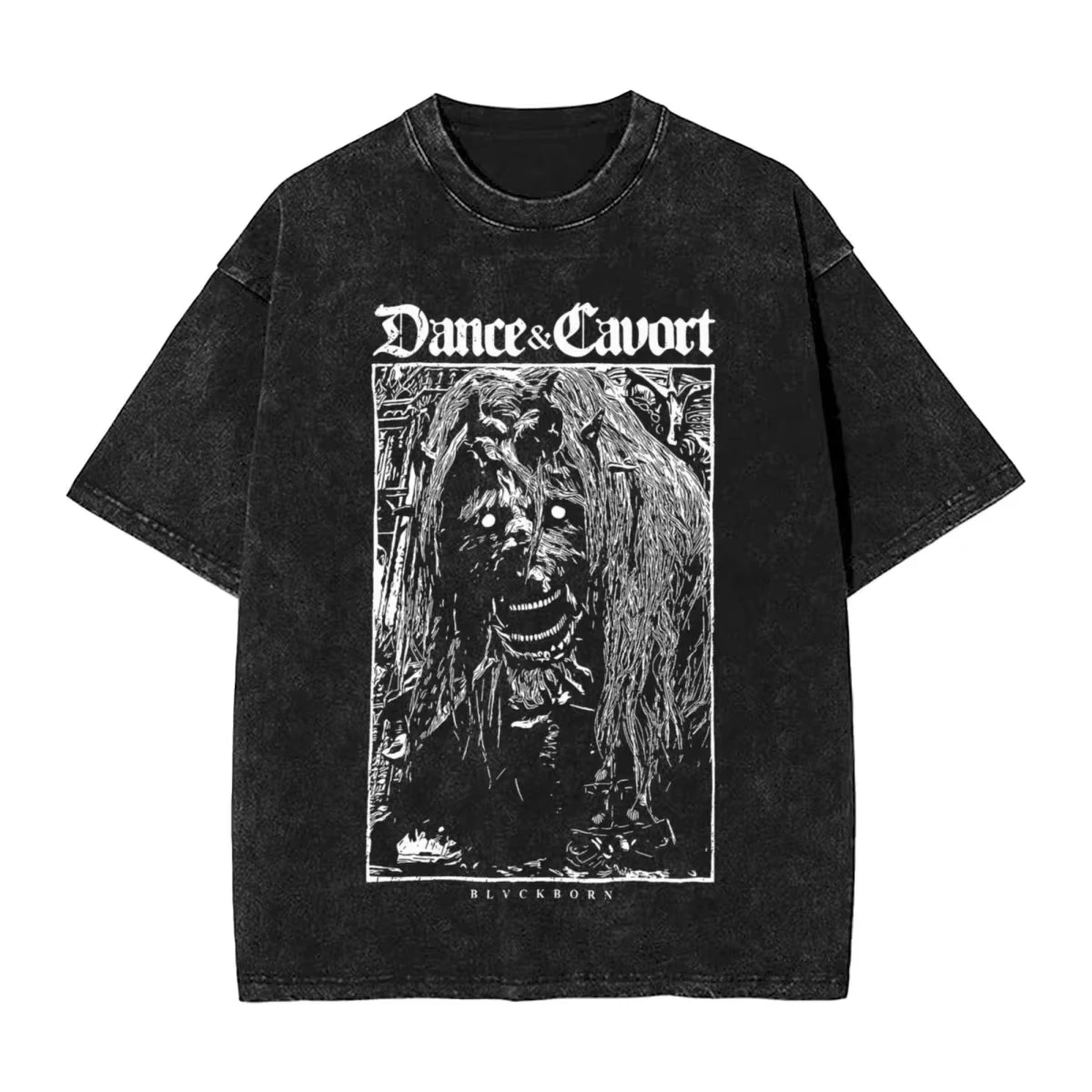 

Elder Washed T Shirt Streetwear Hip Hop Novelty T-Shirt Game Tees Tops for Men Women Cotton Graphic Printed