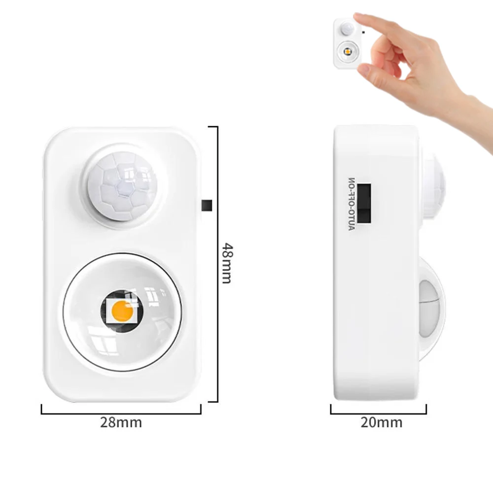 1 Pcs Motion Sensor Led Under Cabinet Light DC5V USB Recharged Closet Lights Motion Sensored for Bedroom Wardrobe Staircase