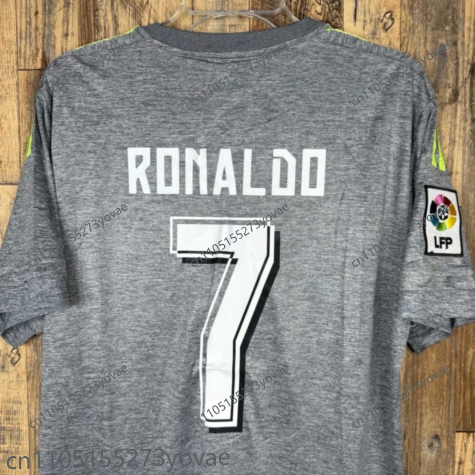

3D-printed classic football jersey 2015-16 Away Soccer Jersey RONALDO #7 Men’s men's fan short-sleeved T-shirt quick-drying