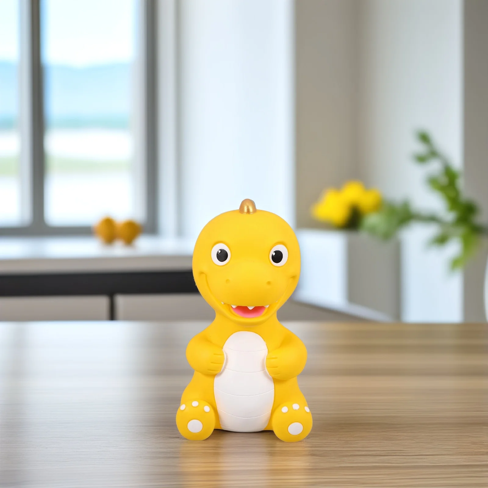 

Dinosaur Savings Bank Vinyl Dinosaur Shaped Piggy Bank Cartoon Money Box for Kids Girls Boys Desktop Coin Holder Adornment