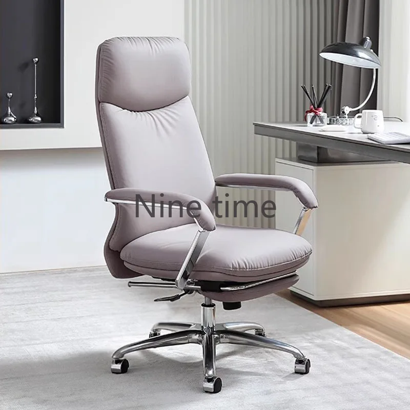 

Chair With Wheels Stool Relaxing Rotating Relaxation Armchair Ergonomic Office Chairs Student Backrest Pc Room Living Furniture