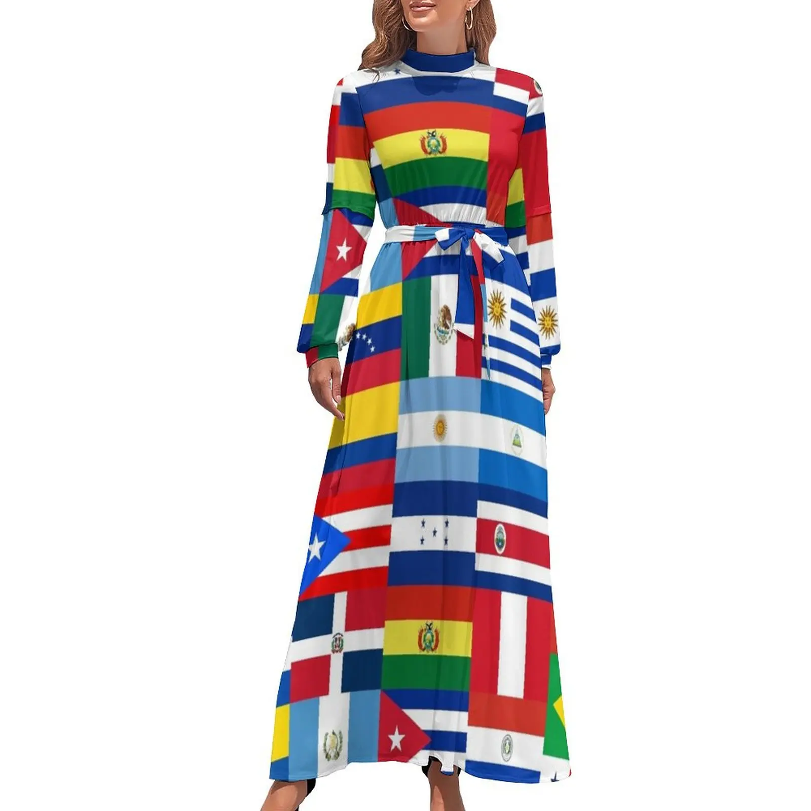 Flags of Latin America Long Dress dress dresses sexy dress for women