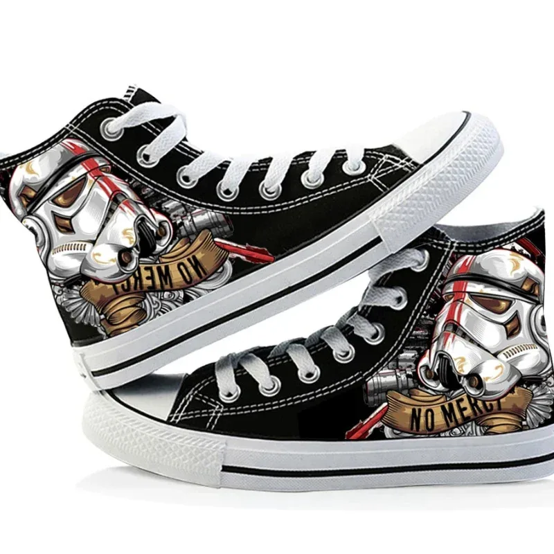 

CyAnime Kawaii Canvas Stormtrooper 3D Print Sneakers Shoes Fashion Casual Men's Shoes Boys Girls Tennis Shoes High Top