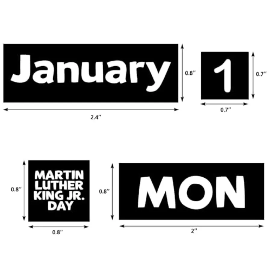 Magnetic Calendar Numbers Doublesided Month Week and Holiday Magnets Labels for Calendar Whiteboard Classroom Teacher Supplies