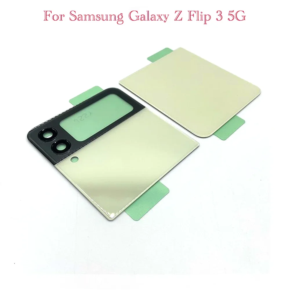 Back Cover Glass Replacement For Samsung Galaxy Z Flip3 F7110 F711U F711B F711N Battery Cover Rear Door Housing Case Back cover