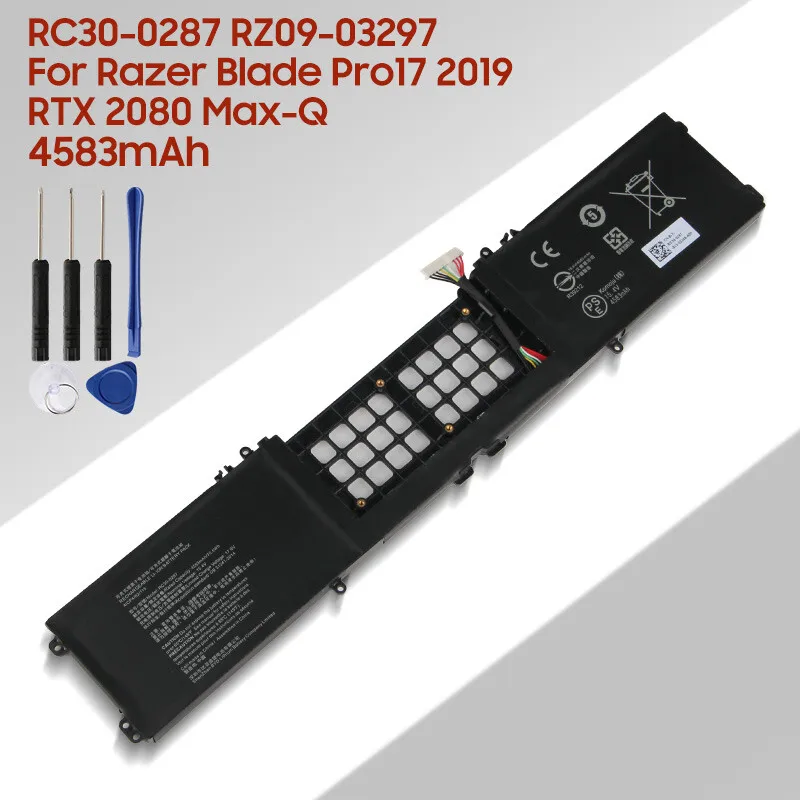 

Original Battery RC30-0287 For Razer Blade Pro17 2019 RZ09-03297 RTX 2080 Max-Q